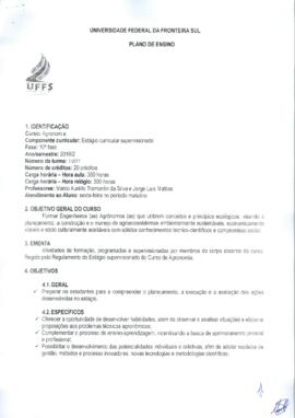 Estágio Curricular Supervisionado