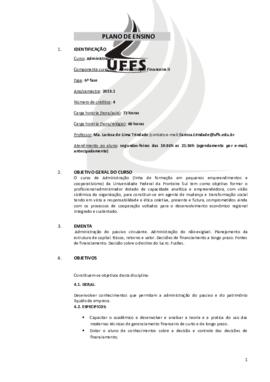 Administração Financeira II
