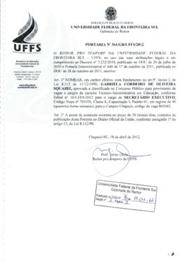 Portaria 361-GR-2012