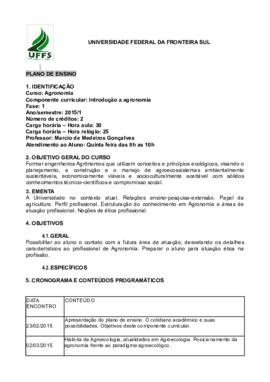 Introdução à Agronomia