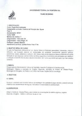 Controle de Poluição das Águas