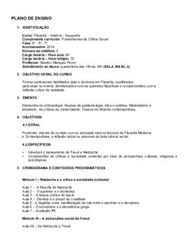 Fundamentos da Crítica Social