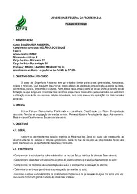 Mecânica dos Solos