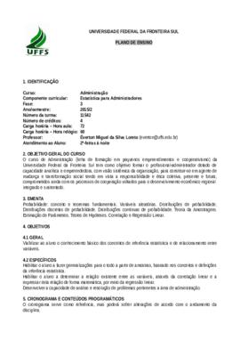 Estatística para Administradores