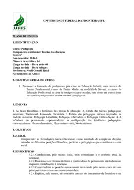 Teorias da Educação