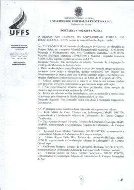 Portaria 982-GR-2012