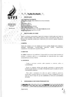Meio Ambiente, Economia e Sociedade