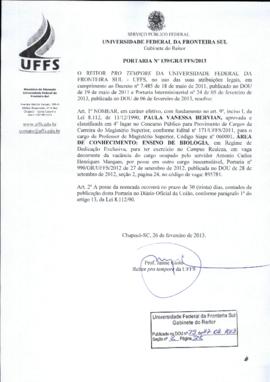 Portaria 139-GR-2013