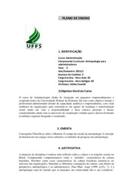 Antropologia para Administradores