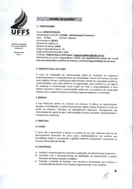 Administração Financeira I