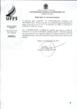 Portaria 1151-GR-2012
