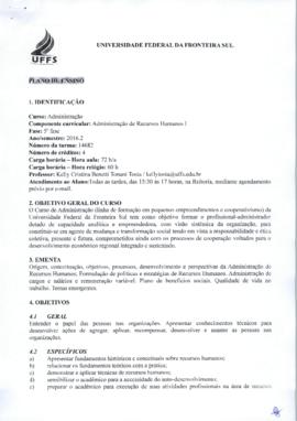 Administração de Recursos Humanos I