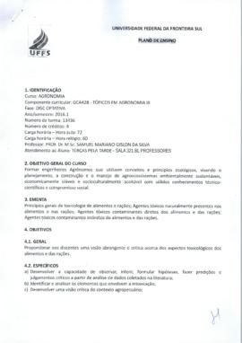 Tópicos em Agronomia III