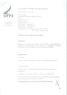 Filosofia Política I