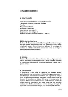 Geometria Analítica