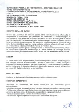 Teorias Políticas do Século XX