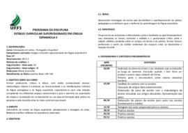 Estágio Curricular Supervisionado em Língua Espanhola II