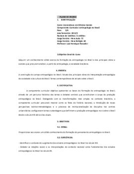 Antropologia no Brasil