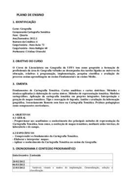 Cartografia Temática