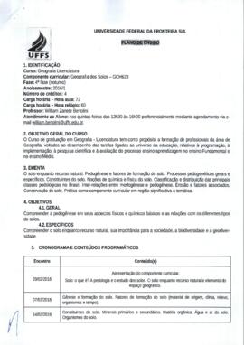 Geografia dos Solos