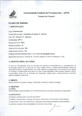 Laboratório de Gestão IV