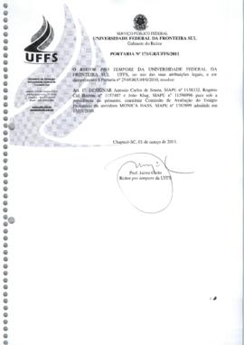 Portaria 171-GR-2011