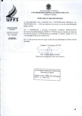 Portaria 865-GR-2012