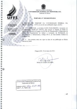 Portaria 285-GR-2011