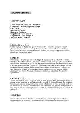 Agroclimatologia