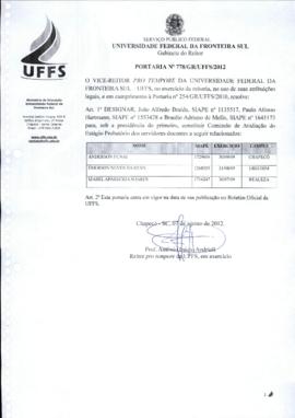 Portaria 778-GR-2012