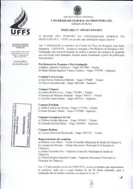 Portaria 199-GR-2013