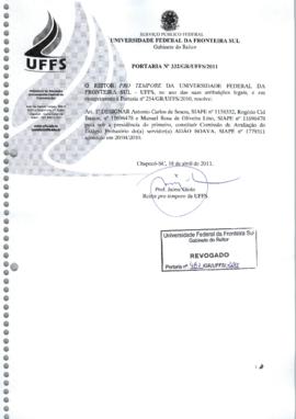 Portaria 332-GR-2011