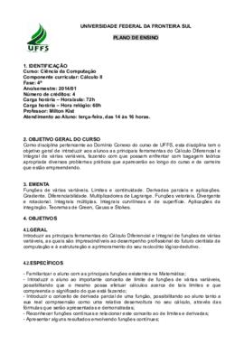 Cálculo II