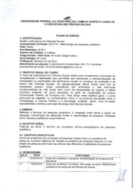 Metodologia de Pesquisa Qualitativa
