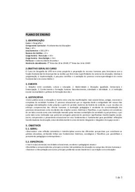 Fundamentos da Educação
