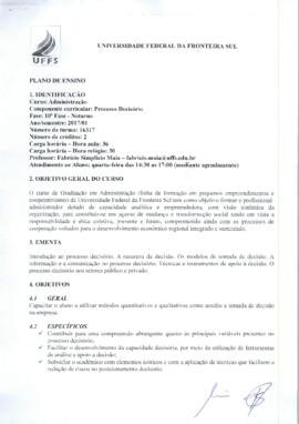 Processo Decisório