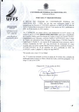 Portaria 1064-GR-2012
