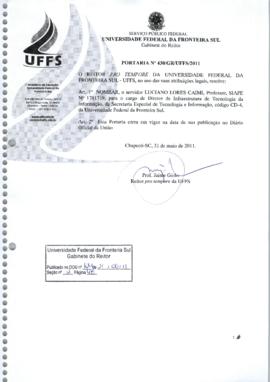 Portaria 430-GR-2011