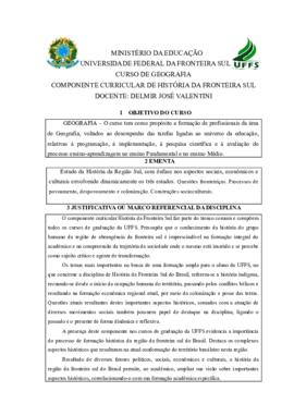 História da Fronteira Sul