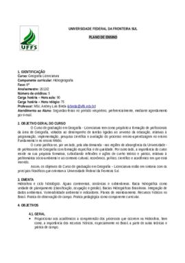 Hidrogeografia