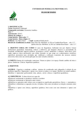 Geometria Analítica