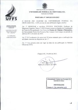 Portaria 369-GR-2013