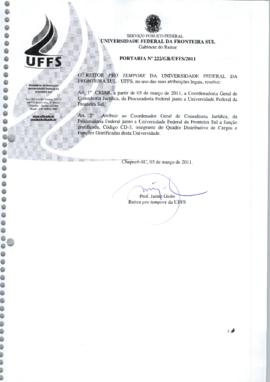 Portaria 222-GR-2011