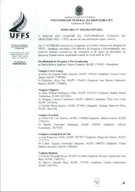 Portaria 342-GR-2012