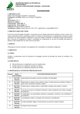 Tópicos em Semântica e Pragmática