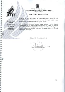 Portaria 086-GR-2011