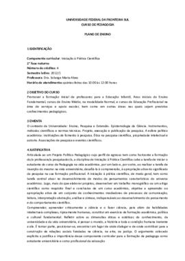 Iniciação à Prática Científica