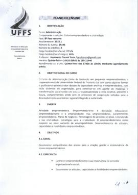 Cultura Empreendedora e Criatividade