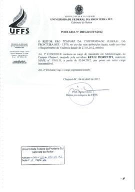 Portaria 280-GR-2012