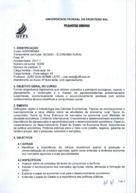 Economia Rural
